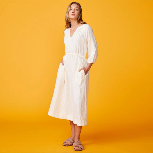 Gauze Open Back Dress