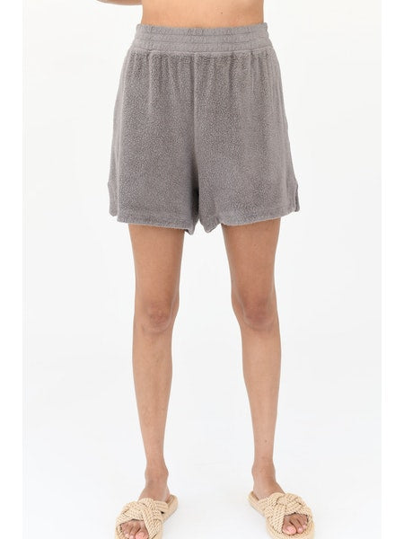 Sherpa Pull On Shorts