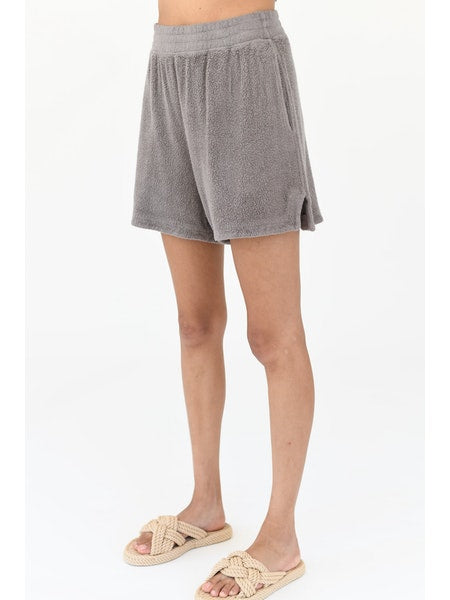 Sherpa Pull On Shorts