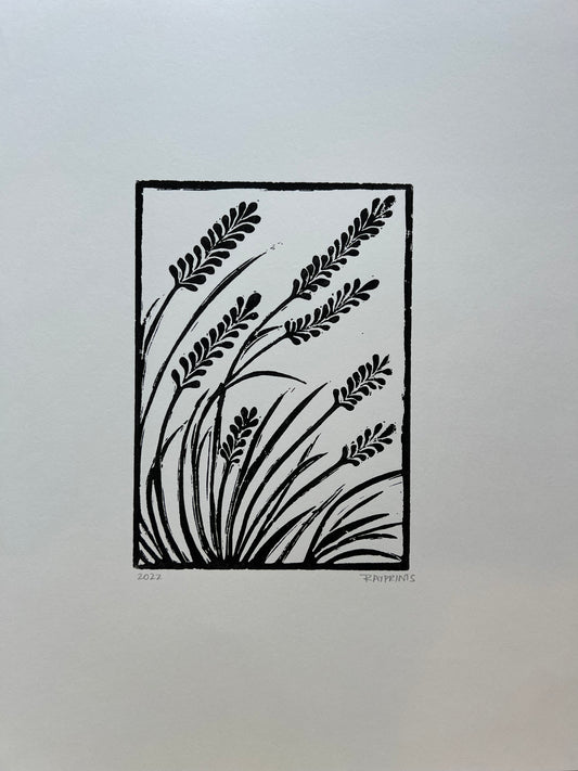 Linoleum Block Print - Rachel Wallis